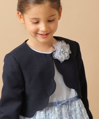 KG2CS02016  [KIDS]ラメフラワーコサージュ