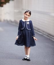 KG2CV01016 a.v.v KIDS(アー・ヴェ・ヴェ) [KIDS]パール調フラワーコサージュ アイボリー