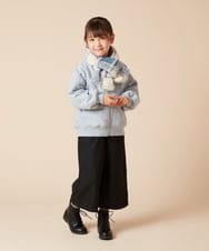 KG3AA10029 a.v.v KIDS(アー・ヴェ・ヴェ) [KIDS]【リバーシブル】チェックボアマフラー ピンク
