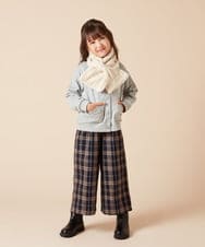 KG3AA12029 a.v.v KIDS(アー・ヴェ・ヴェ) [KIDS]【リバーシブル】リボンスヌード ピンク