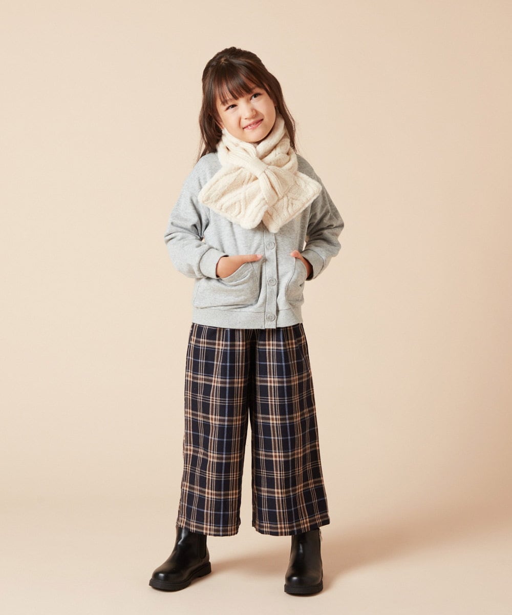 KG3AA12029 a.v.v KIDS(アー・ヴェ・ヴェ) [KIDS]【リバーシブル】リボンスヌード ピンク