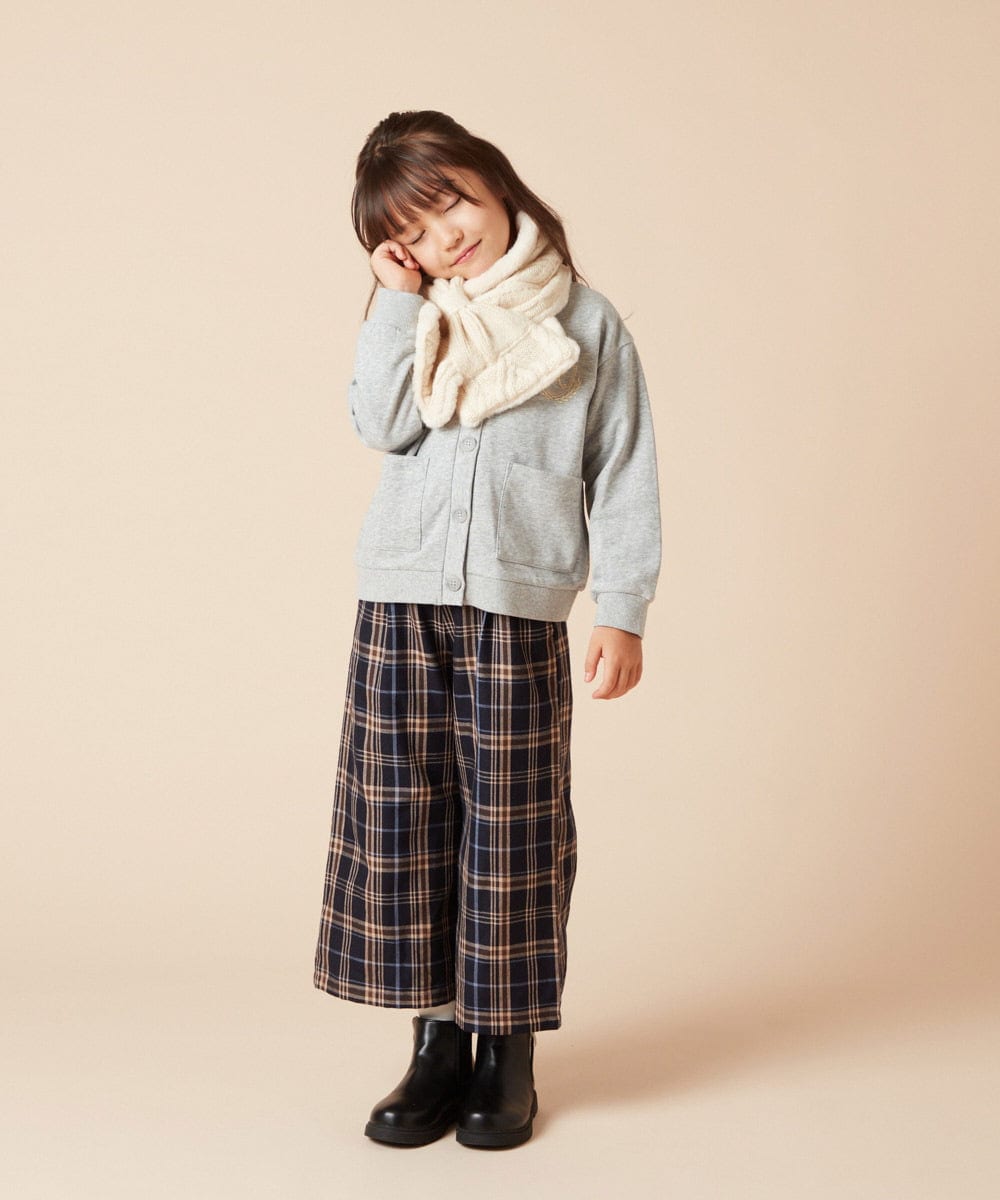 KG3AA12029 a.v.v KIDS(アー・ヴェ・ヴェ) [KIDS]【リバーシブル】リボンスヌード ピンク