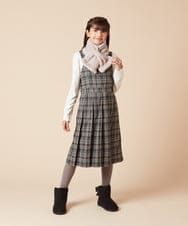 KG3AA12029 a.v.v KIDS(アー・ヴェ・ヴェ) [KIDS]【リバーシブル】リボンスヌード ピンク