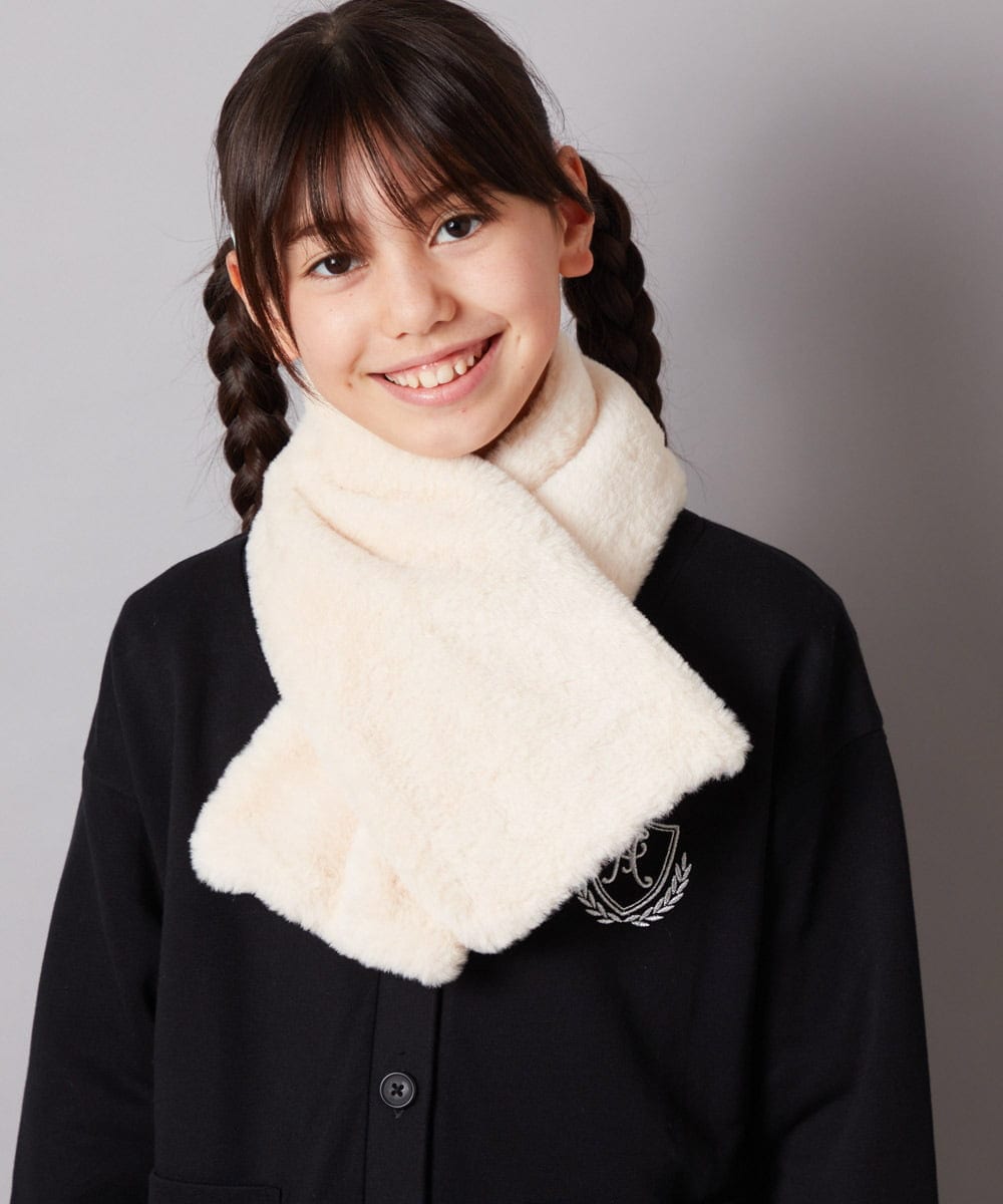 KG3AA12029 a.v.v KIDS(アー・ヴェ・ヴェ) [KIDS]【リバーシブル】リボンスヌード ピンク