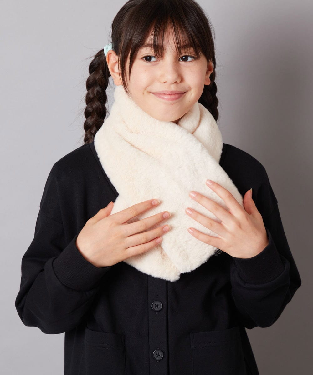 KG3AA12029 a.v.v KIDS(アー・ヴェ・ヴェ) [KIDS]【リバーシブル】リボンスヌード ピンク