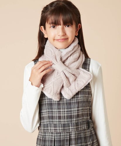 KG3AD01029 a.v.v KIDS [KIDS]【リバーシブル】リボンスヌード