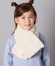 KG3AD01029 a.v.v KIDS(アー・ヴェ・ヴェ) [KIDS]【リバーシブル】リボンスヌード ピンク