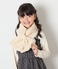 KG3AD01029 a.v.v KIDS(アー・ヴェ・ヴェ) [KIDS]【リバーシブル】リボンスヌード ピンク