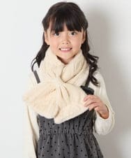 KG3AD01029 a.v.v KIDS(アー・ヴェ・ヴェ) [KIDS]【リバーシブル】リボンスヌード ピンク