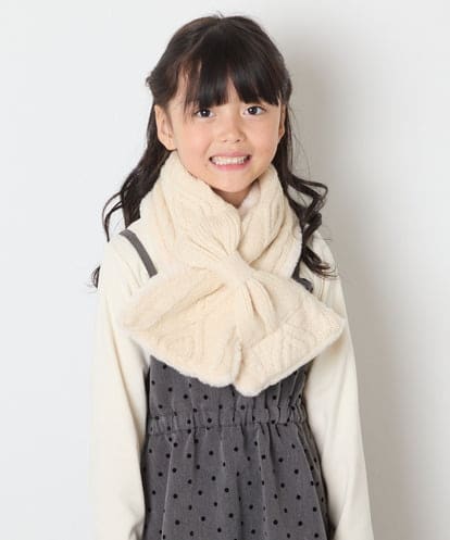 KG3AD01029 a.v.v KIDS [KIDS]【リバーシブル】リボンスヌード