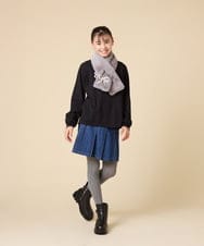 KG3AD02024 a.v.v KIDS(アー・ヴェ・ヴェ) [KIDS]リボンファーマフラー アイボリー