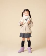 KG3AD02024 a.v.v KIDS(アー・ヴェ・ヴェ) [KIDS]リボンファーマフラー アイボリー