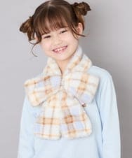 KG3AG30026 a.v.v KIDS(アー・ヴェ・ヴェ) 【洗える】ﾌｧｰﾘﾎﾞﾝﾃｨﾍﾟｯﾄ アイボリー