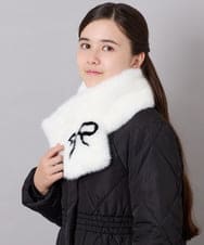 KG3AG31024 a.v.v KIDS(アー・ヴェ・ヴェ) 【洗える】ﾘﾎﾞﾝﾏﾌﾗｰ ベージュ