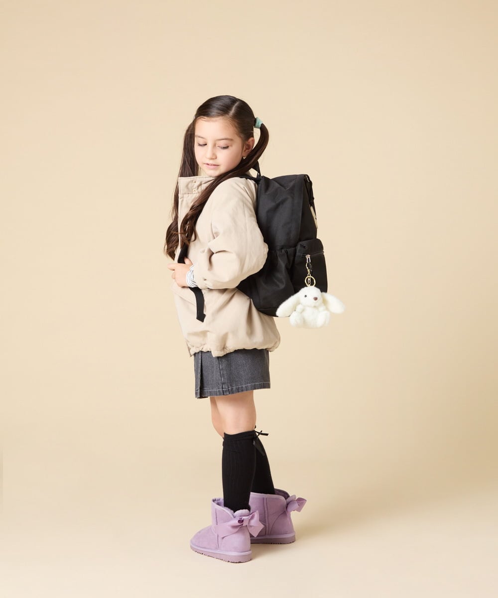 KG5AD03059 a.v.v KIDS(アー・ヴェ・ヴェ) [KIDS]ナイロンリュック ブラック