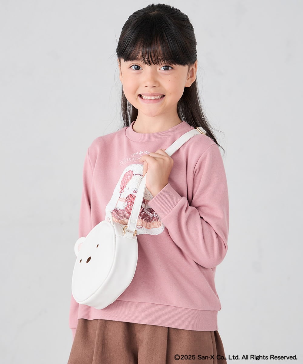 KG5AD05044 a.v.v KIDS(アー・ヴェ・ヴェ) [KIDS]【すみっコぐらし】お顔ショルダーバッグ ホワイト