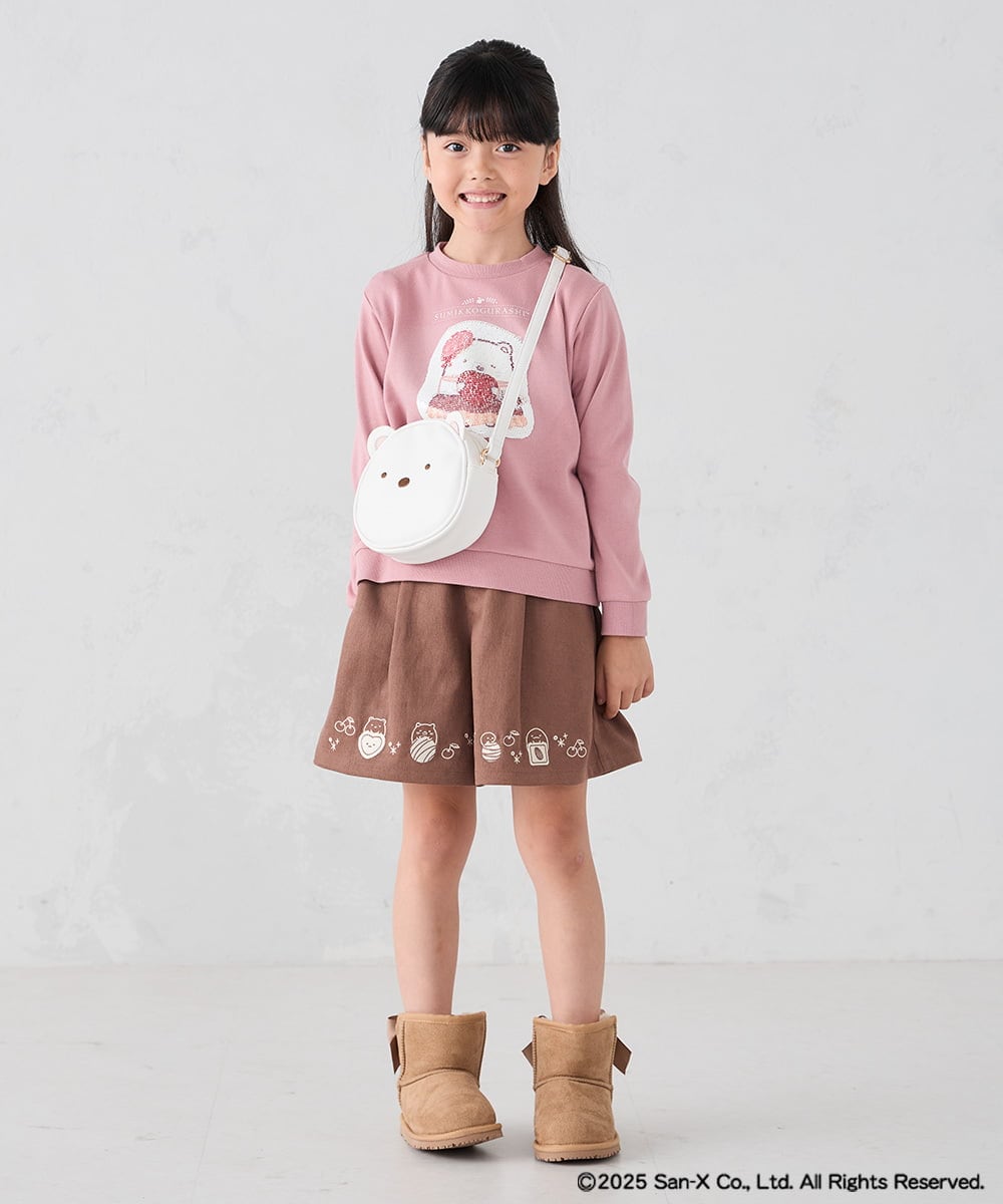 KG5AD05044 a.v.v KIDS(アー・ヴェ・ヴェ) [KIDS]【すみっコぐらし】お顔ショルダーバッグ ホワイト
