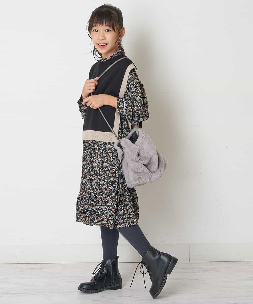 KG5AP11029 a.v.v KIDS(アー・ヴェ・ヴェ) [KIDS]フェイクファーショルダーバッグ ピンク