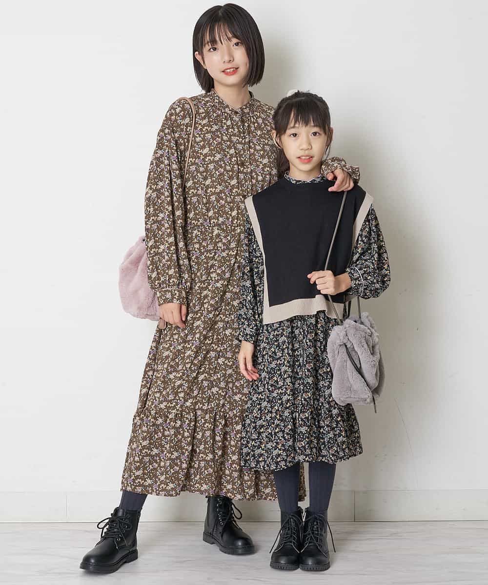 KG5AP11029 a.v.v KIDS(アー・ヴェ・ヴェ) [KIDS]フェイクファーショルダーバッグ ピンク