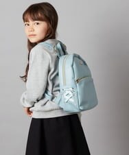 KG5AV12049 a.v.v KIDS(アー・ヴェ・ヴェ) [KIDS]フェイクレザーレースアップリボンリュック ライトブルー