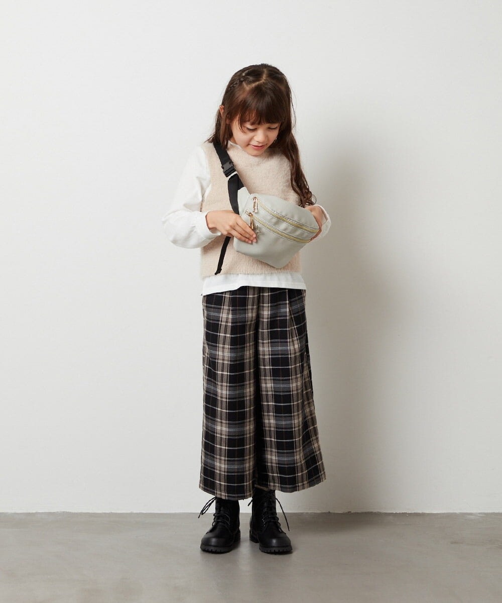 KG5AV14039 a.v.v KIDS(アー・ヴェ・ヴェ) [KIDS]フェイクレザーボディーバッグ ブラック