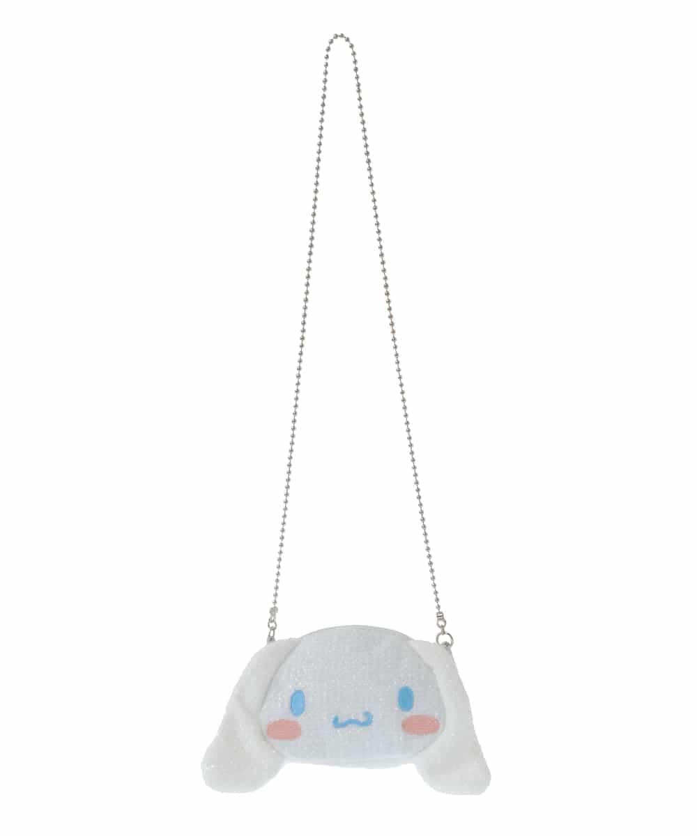 KG5EA01044 a.v.v KIDS(アー・ヴェ・ヴェ) [KIDS]【ポチャッコ＆シナモロール】お顔ミニショルダーバッグ ライトブルー
