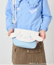 KG5ED01044 a.v.v KIDS(アー・ヴェ・ヴェ) [KIDS]【シナモロール／ポチャッコ】お顔ショルダーバッグ ライトブルー