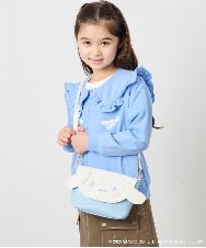 KG5ED01044 a.v.v KIDS(アー・ヴェ・ヴェ) [KIDS]【シナモロール／ポチャッコ】お顔ショルダーバッグ ライトブルー