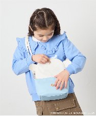 KG5ED01044 a.v.v KIDS(アー・ヴェ・ヴェ) [KIDS]【シナモロール／ポチャッコ】お顔ショルダーバッグ ライトブルー