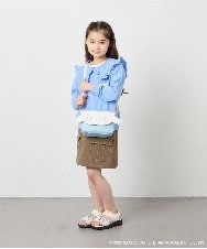 KG5ED01044 a.v.v KIDS(アー・ヴェ・ヴェ) [KIDS]【シナモロール／ポチャッコ】お顔ショルダーバッグ ライトブルー