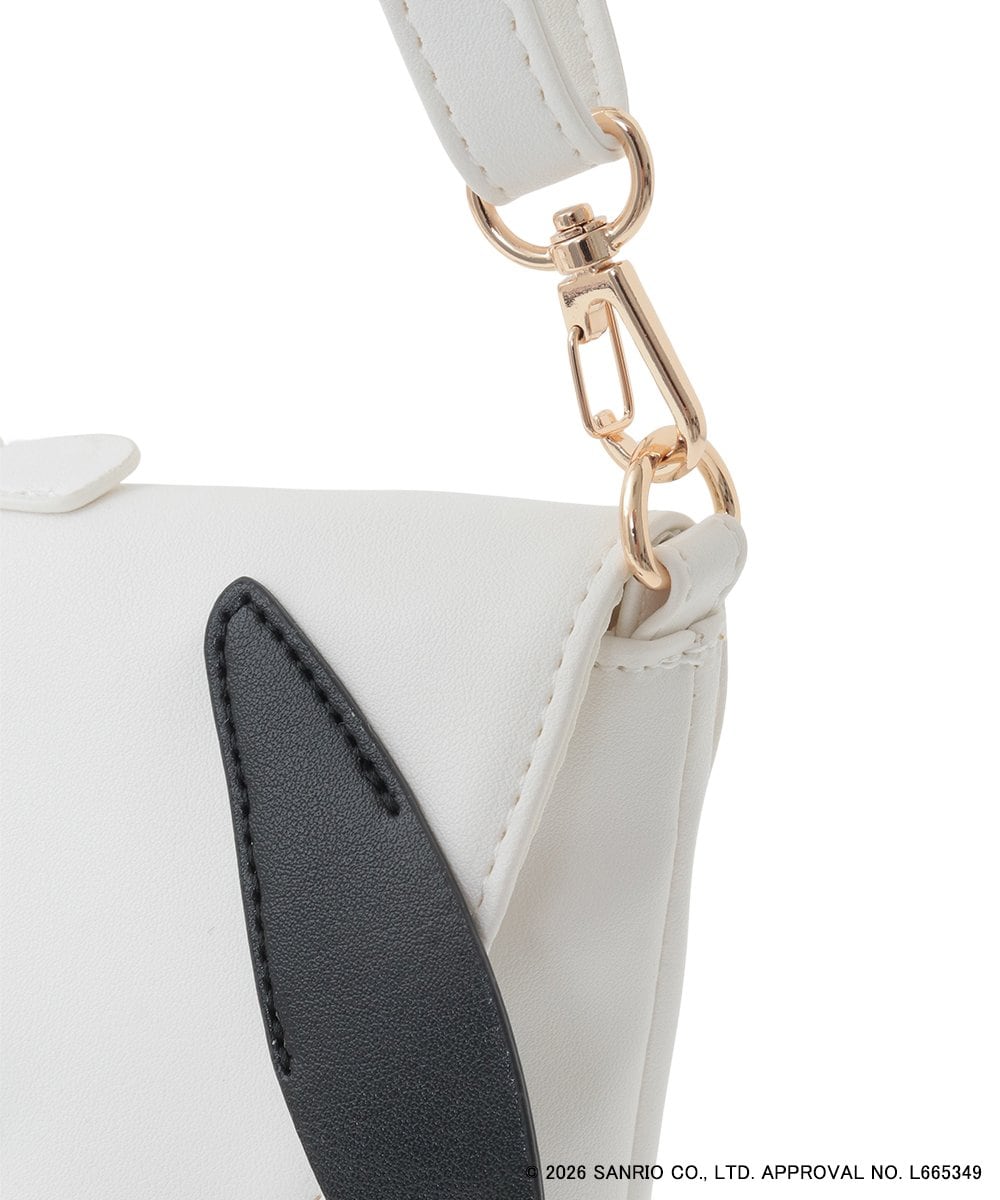 KG5ED01044 a.v.v KIDS(アー・ヴェ・ヴェ) [KIDS]【シナモロール／ポチャッコ】お顔ショルダーバッグ アイボリー