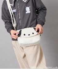 KG5ED01044 a.v.v KIDS(アー・ヴェ・ヴェ) [KIDS]【シナモロール／ポチャッコ】お顔ショルダーバッグ アイボリー