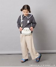 KG5ED01044 a.v.v KIDS(アー・ヴェ・ヴェ) [KIDS]【シナモロール／ポチャッコ】お顔ショルダーバッグ アイボリー