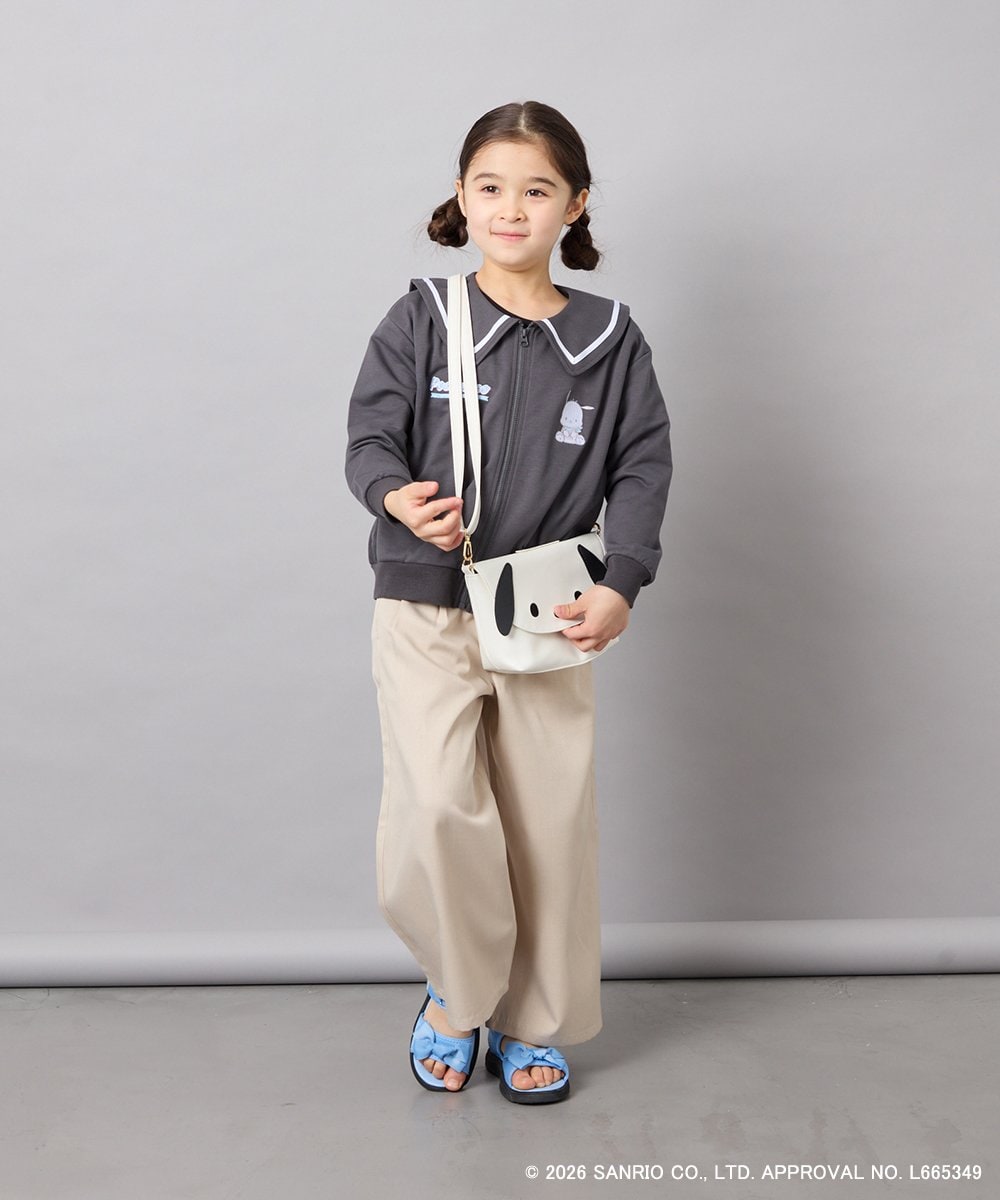 KG5ED01044 a.v.v KIDS(アー・ヴェ・ヴェ) [KIDS]【シナモロール／ポチャッコ】お顔ショルダーバッグ アイボリー