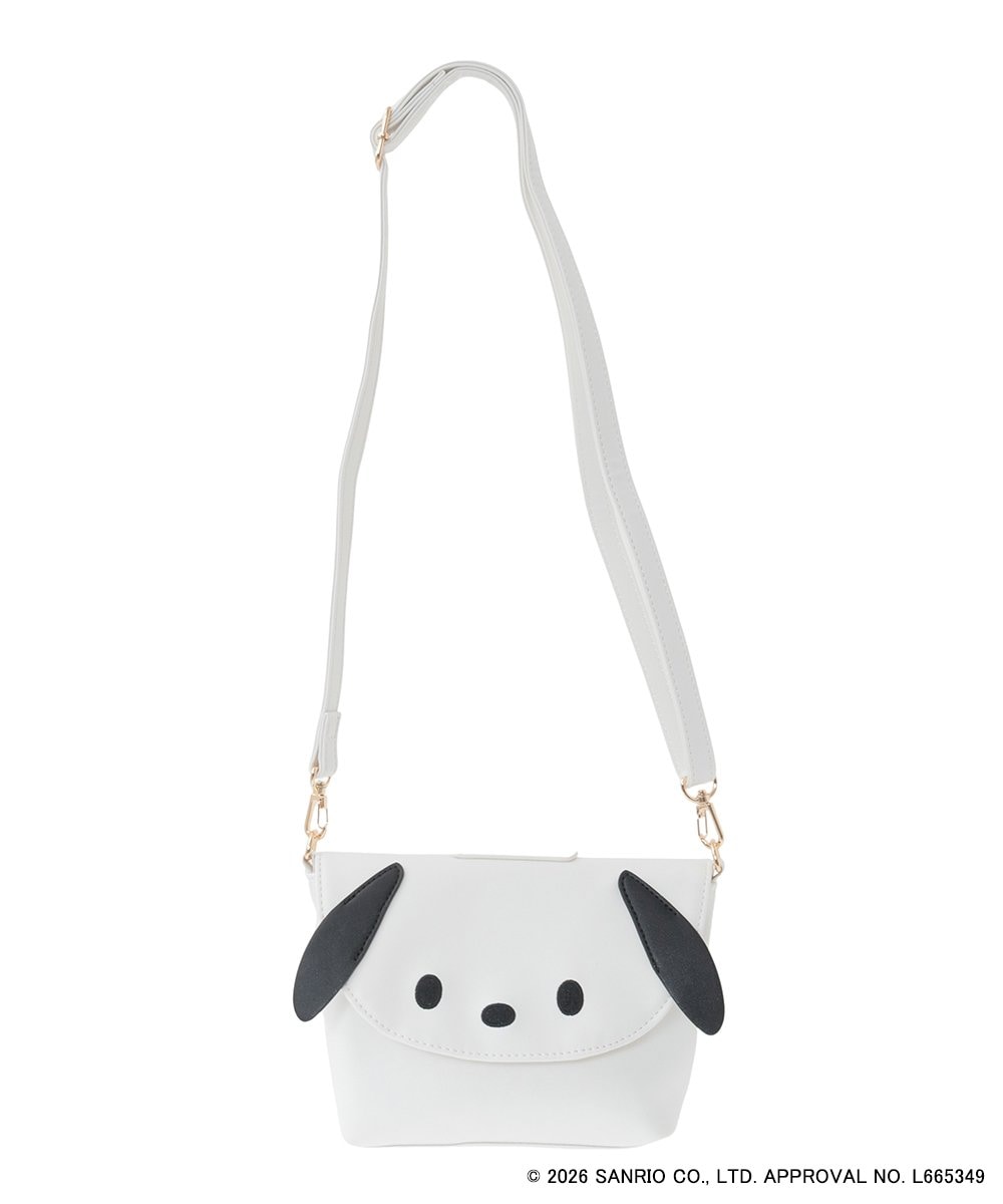 KG5ED01044 a.v.v KIDS(アー・ヴェ・ヴェ) [KIDS]【シナモロール／ポチャッコ】お顔ショルダーバッグ アイボリー
