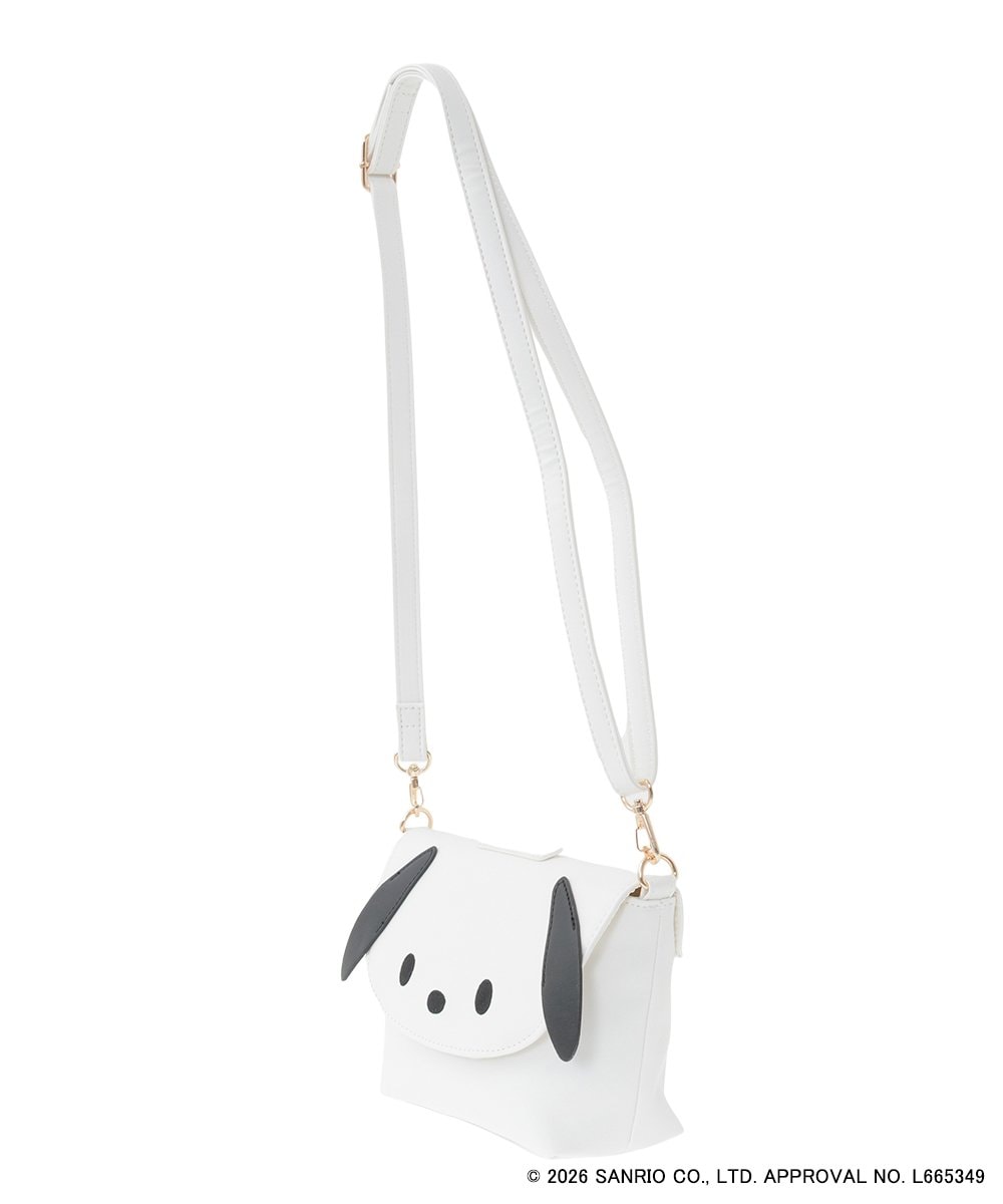 KG5ED01044 a.v.v KIDS(アー・ヴェ・ヴェ) [KIDS]【シナモロール／ポチャッコ】お顔ショルダーバッグ アイボリー