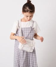 KG5GD11044 a.v.v KIDS(アー・ヴェ・ヴェ) [KIDS]ダブルリボンショルダー ホワイト