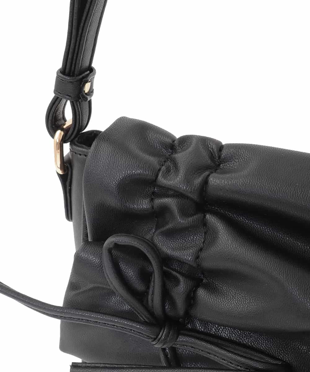 KG5GD11044 a.v.v KIDS(アー・ヴェ・ヴェ) [KIDS]ダブルリボンショルダー ブラック