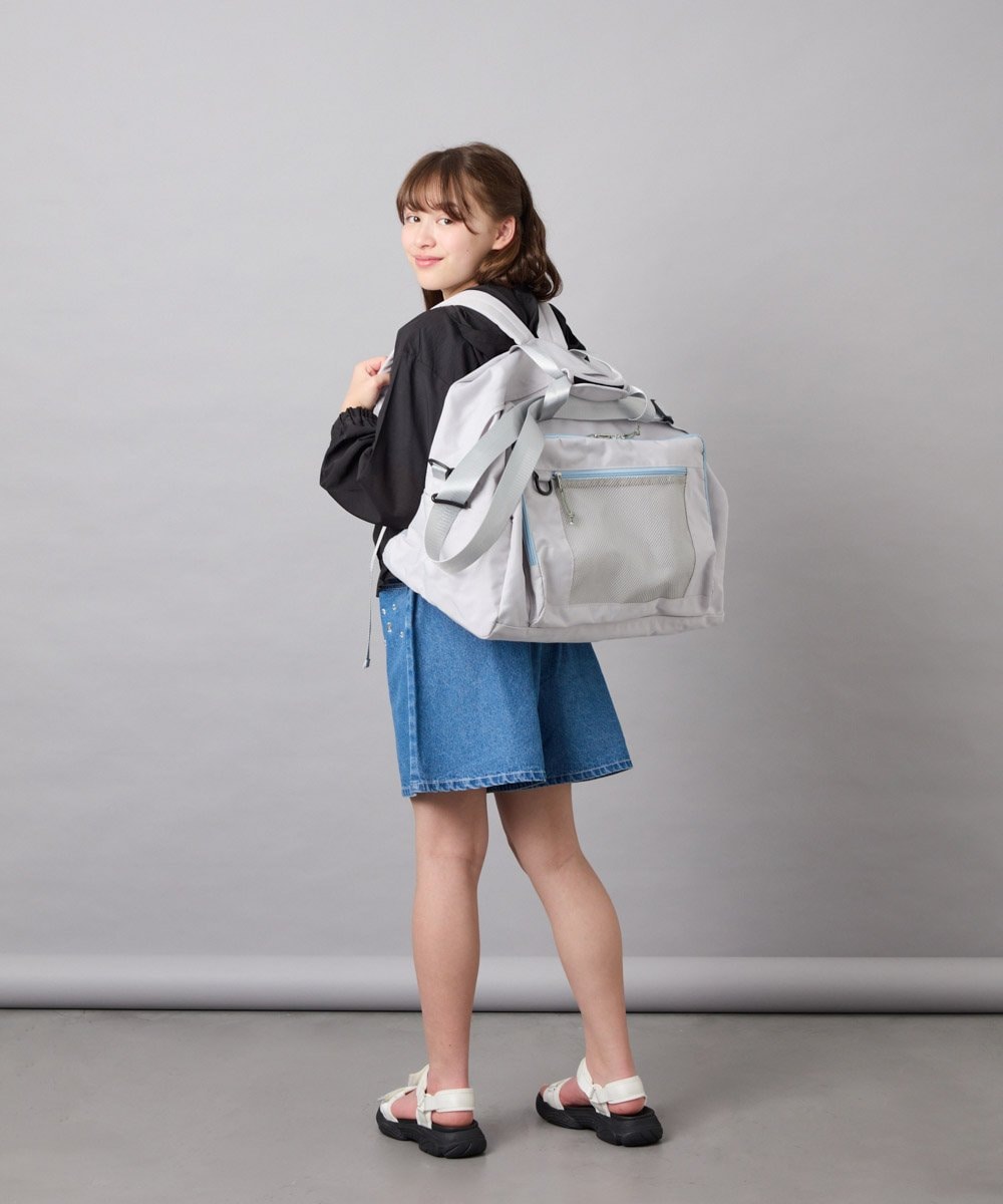 KG5GD12064 a.v.v KIDS(アー・ヴェ・ヴェ) [KIDS]旅行用ボストンバック グレー