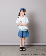 KG5GD15044 a.v.v KIDS(アー・ヴェ・ヴェ) 【数量限定】[シナモロール＆クロミ]お顔ショルダーバッグ ライトブルー