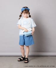 KG5GD15044 a.v.v KIDS(アー・ヴェ・ヴェ) 【数量限定】[シナモロール＆クロミ]お顔ショルダーバッグ ライトブルー