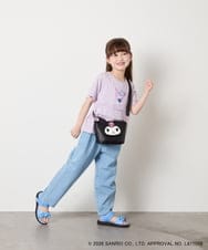 KG5GD15044 a.v.v KIDS(アー・ヴェ・ヴェ) 【数量限定】[シナモロール＆クロミ]お顔ショルダーバッグ ブラック