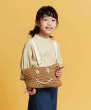 KG5GM12029 a.v.v KIDS(アー・ヴェ・ヴェ) [KIDS]ペーパースマイルショルダー ベージュ