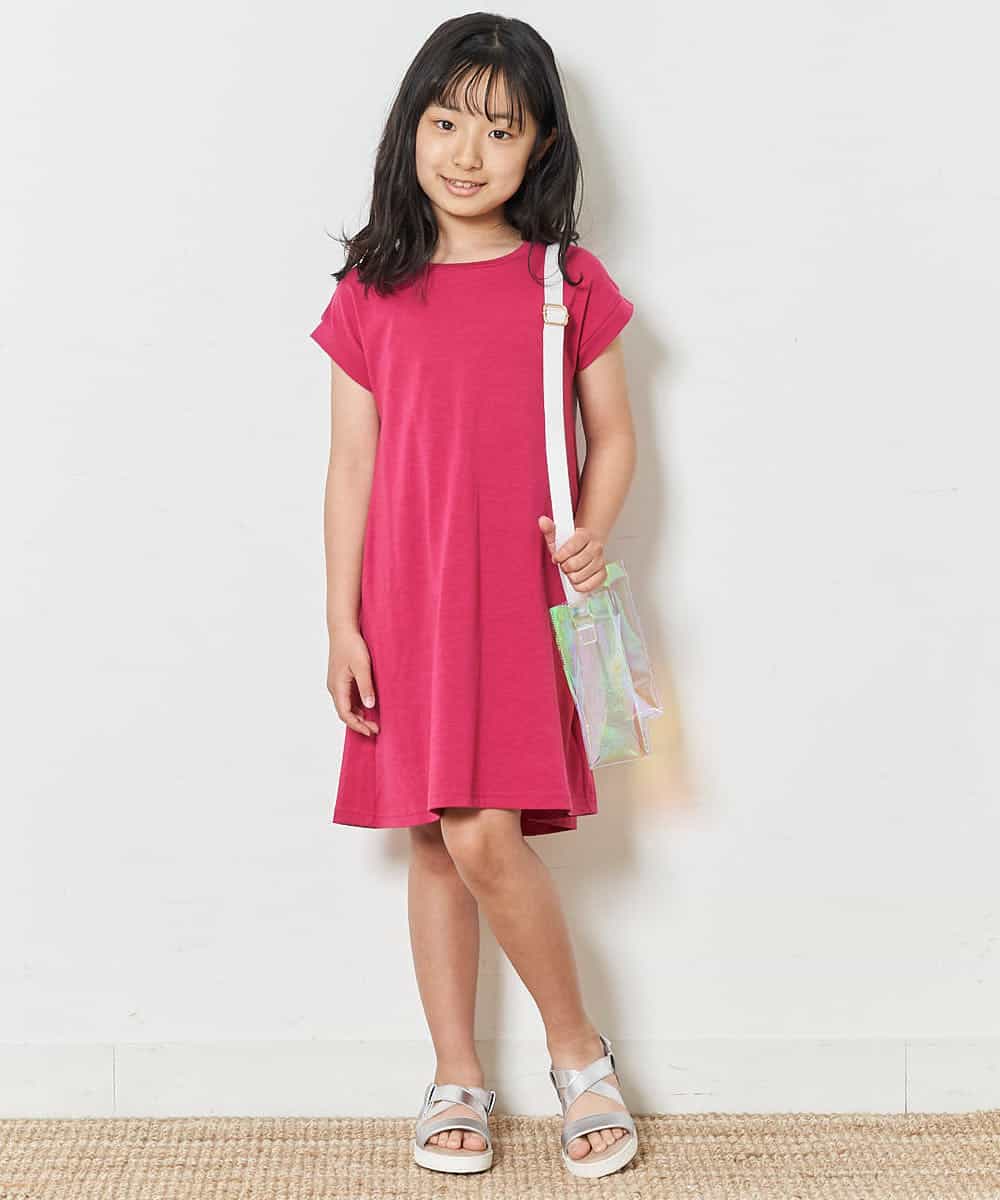 KG5GM21029 a.v.v KIDS(アー・ヴェ・ヴェ) [KIDS]PVCモチーフプリントスクアエミニポシェット ホワイト