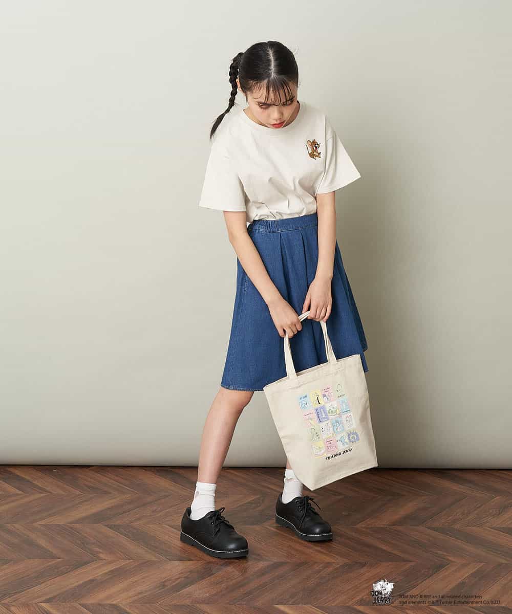 KG5GP30024 a.v.v KIDS(アー・ヴェ・ヴェ) [KIDS]トムとジェリーコラボバッグ アイボリー