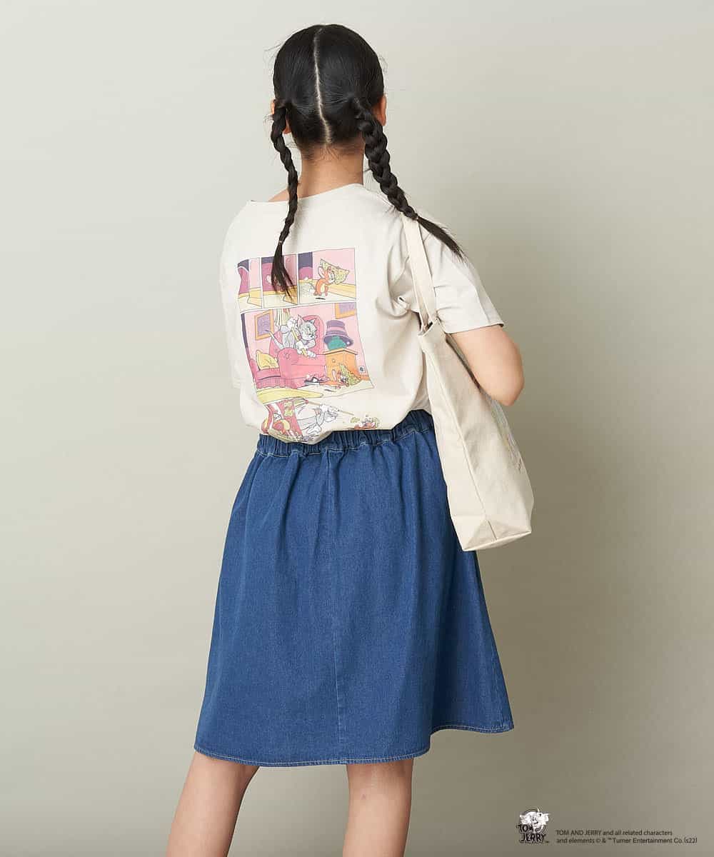 KG5GP30024 a.v.v KIDS(アー・ヴェ・ヴェ) [KIDS]トムとジェリーコラボバッグ アイボリー