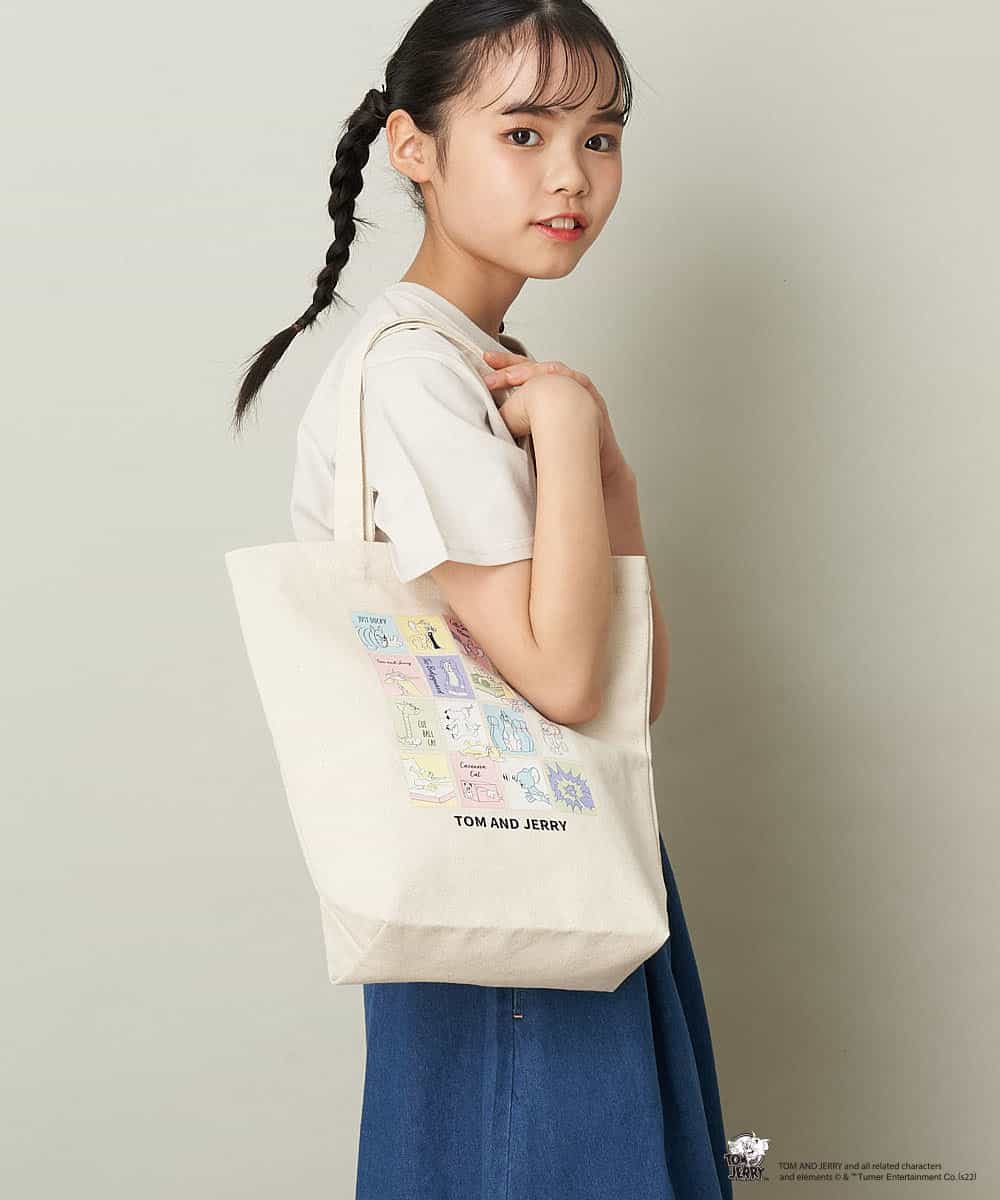 KG5GP30024 a.v.v KIDS(アー・ヴェ・ヴェ) [KIDS]トムとジェリーコラボバッグ アイボリー