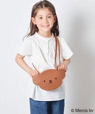 KG5GS30039 a.v.v KIDS(アー・ヴェ・ヴェ) [KIDS]【ミッフィーコラボ】ダイカットバッグ ブラウン（ボリス）