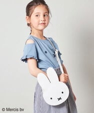 KG5GS30039 a.v.v KIDS(アー・ヴェ・ヴェ) [KIDS]【ミッフィーコラボ】ダイカットバッグ ホワイト（ミッフィー）