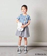 KG5GS30039 a.v.v KIDS(アー・ヴェ・ヴェ) [KIDS]【ミッフィーコラボ】ダイカットバッグ ホワイト（ミッフィー）
